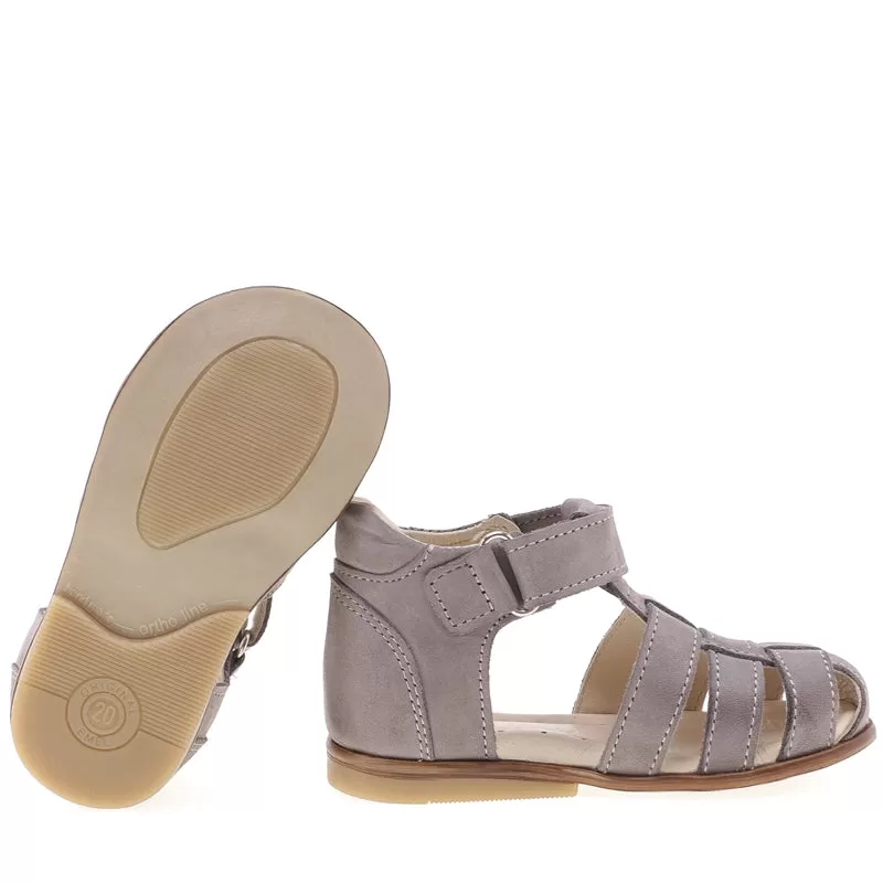 (1093-6) Emel grey closed sandals