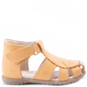 (2206-9) Emel yellow closed sandals