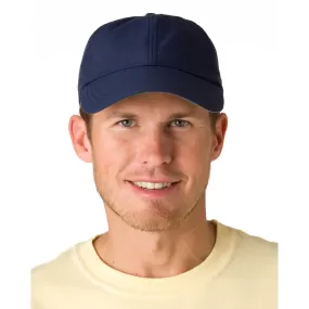 Adams Men's Navy 6-Panel UV Low-Profile Cap with Elongated Bill