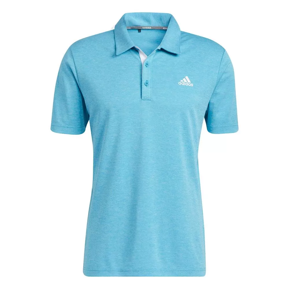 adidas Mens Advantage Novelty Heather Polo