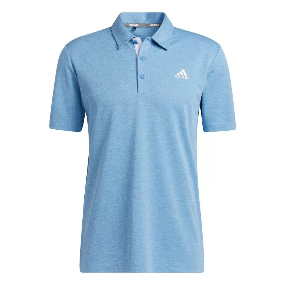 adidas Mens Advantage Novelty Heather Polo