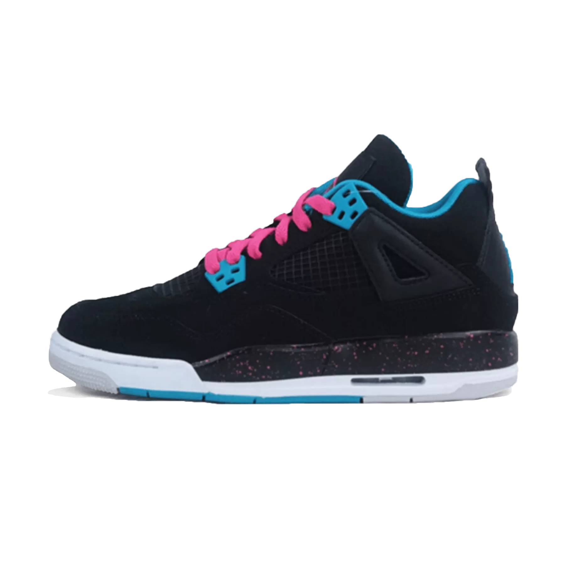 Air Jordan 4 Retro GS 'Black Vivid Pink'