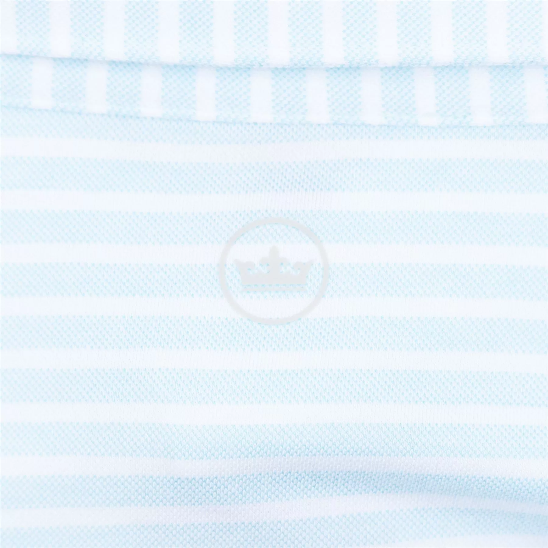 Albatross Tailored Fit Cotton Pique Polo Iced Aqua Blue - SS24