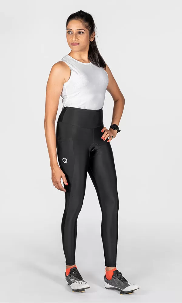 Apace Womens Cycling Full Tights | Gel Padded | Blade 23