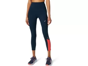 Asics women's tight-fitting sports trousers Tokyo Highwaist Tight 2012A795 404 blue