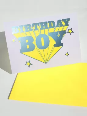 BIRTHDAY BOY GREETING CARD