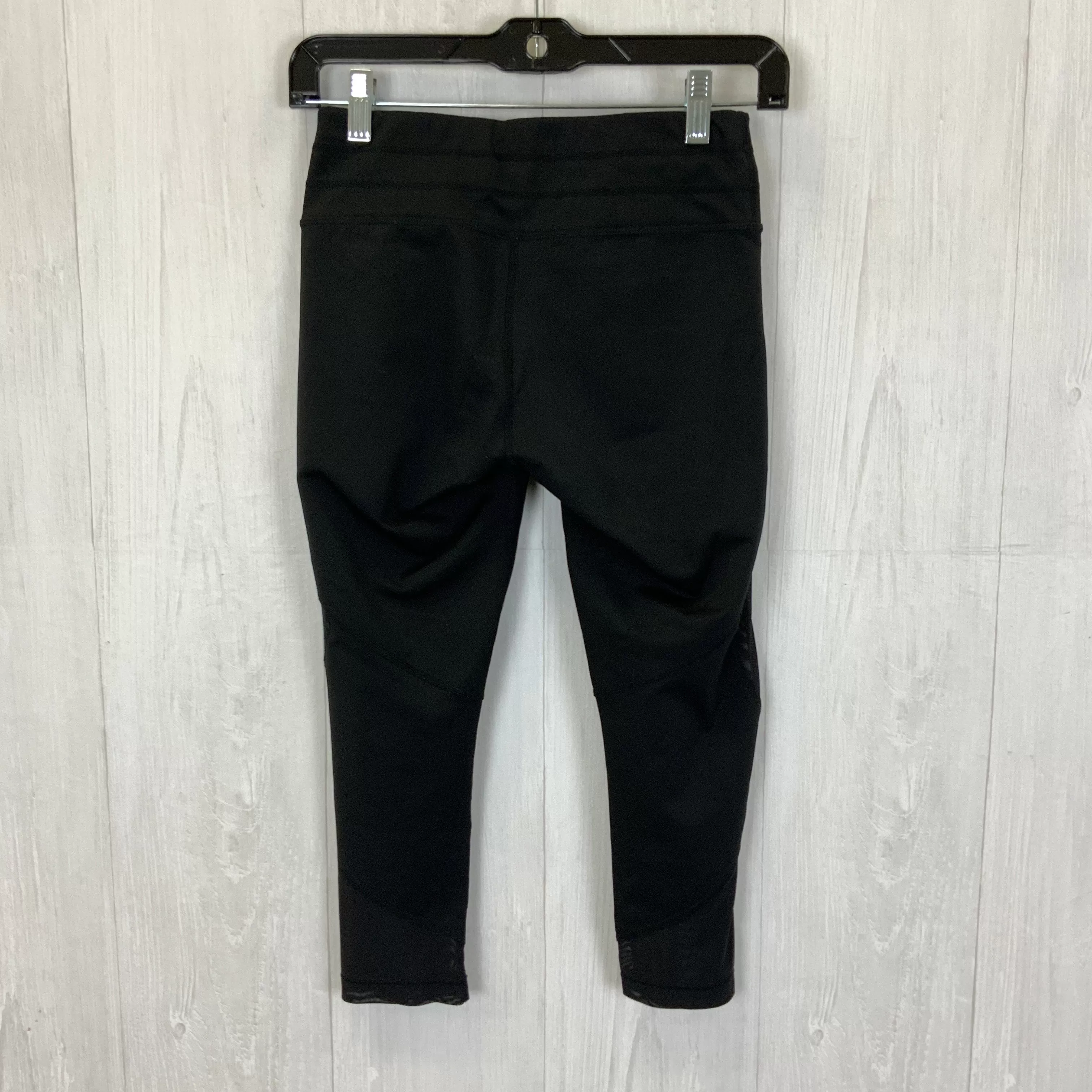 Black Athletic Leggings Capris Athleta, Size Xs