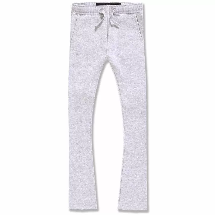 Boys Jordan Craig Uptown Stacked Sweatpants (Heather Grey) 8821LB