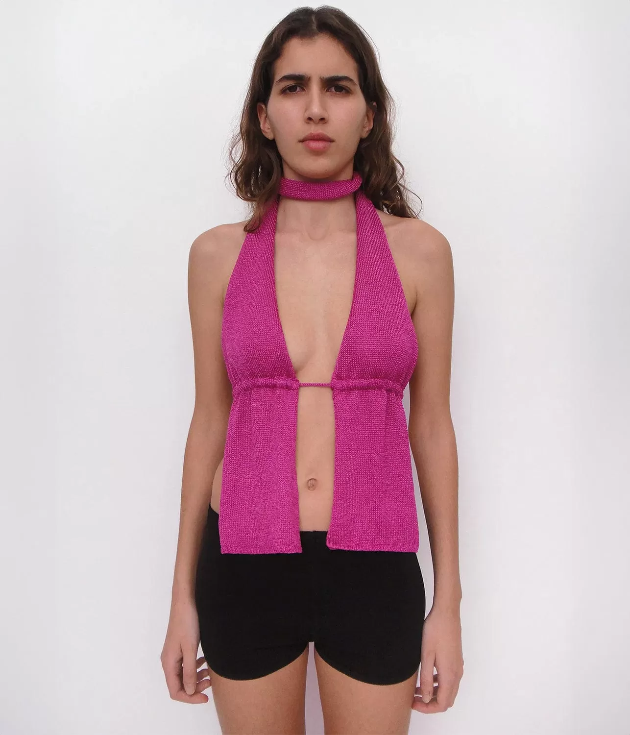 BRILLO TOP- FUCSIA