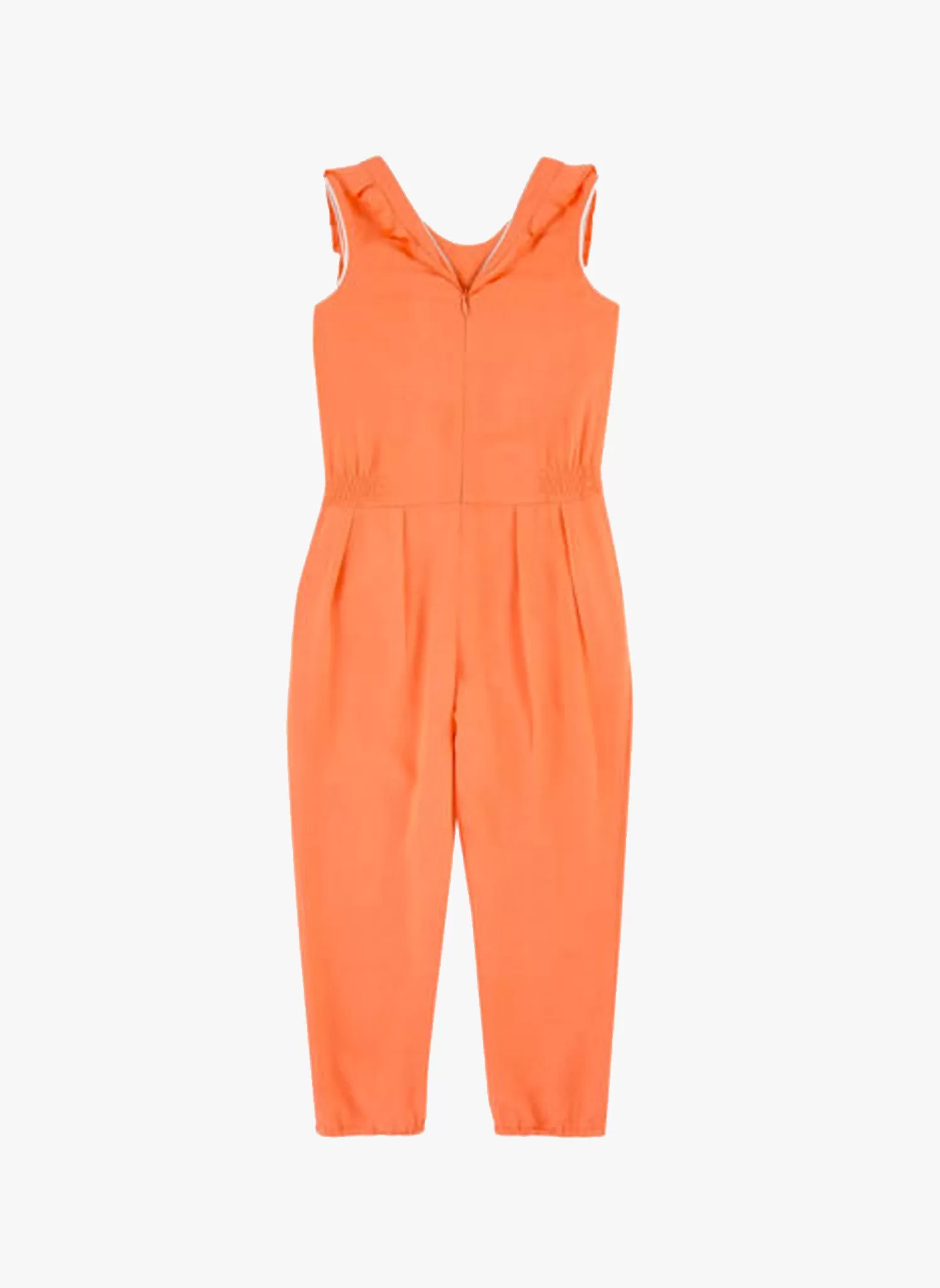 Carrement Beau Girls Long Twill Overalls