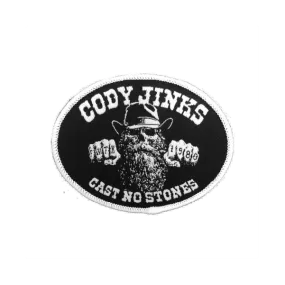 Cast No Stones Woven Patch