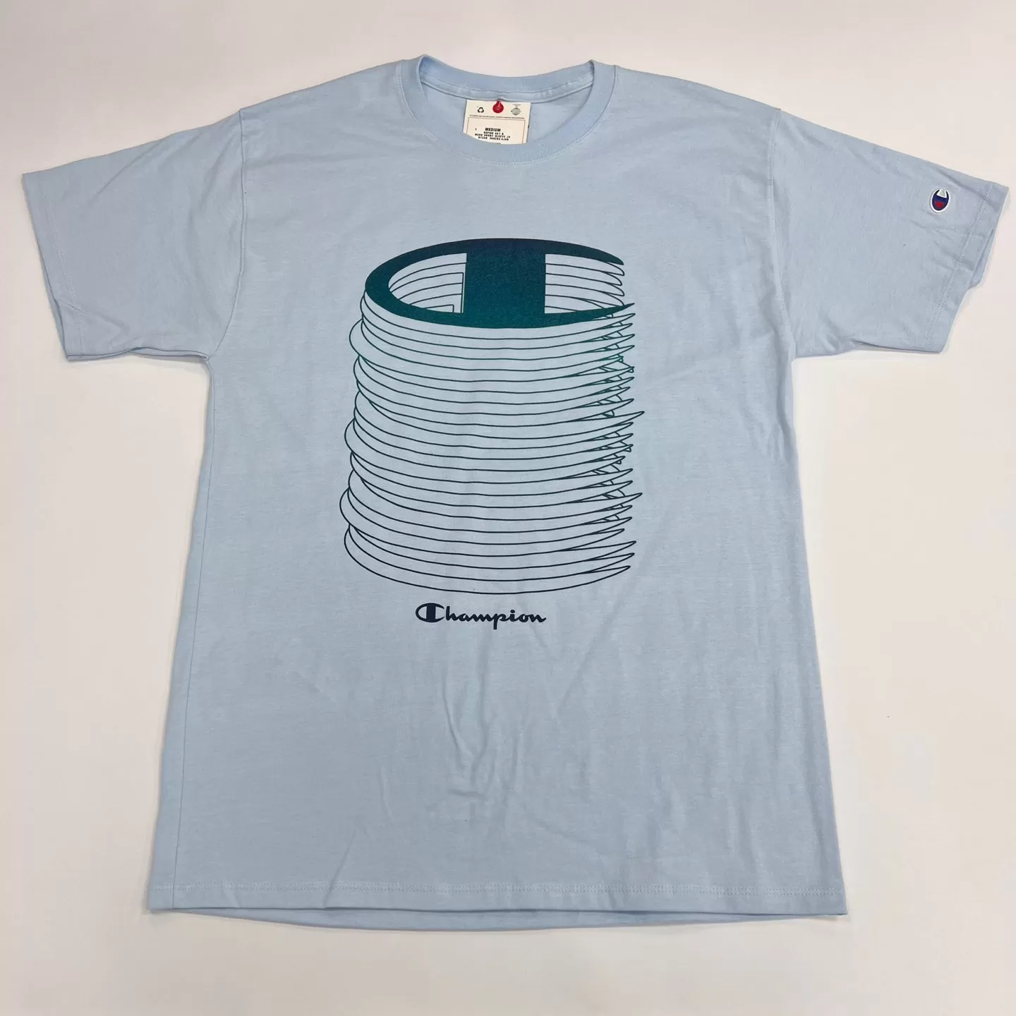 Champion Logo Stacked Graphic T-Shirt