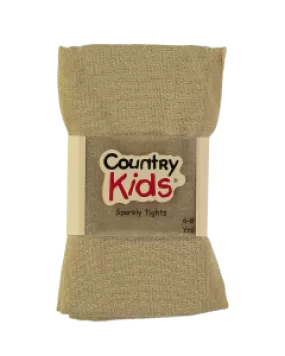 Country Kids Gold Sparkly Tights