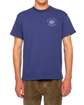 DEUS T-SHIRT TENOR TEE WORKWEAR BLUE