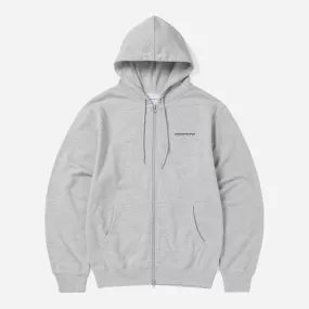 DSN-Logo Zip Hoodie - Heather Grey