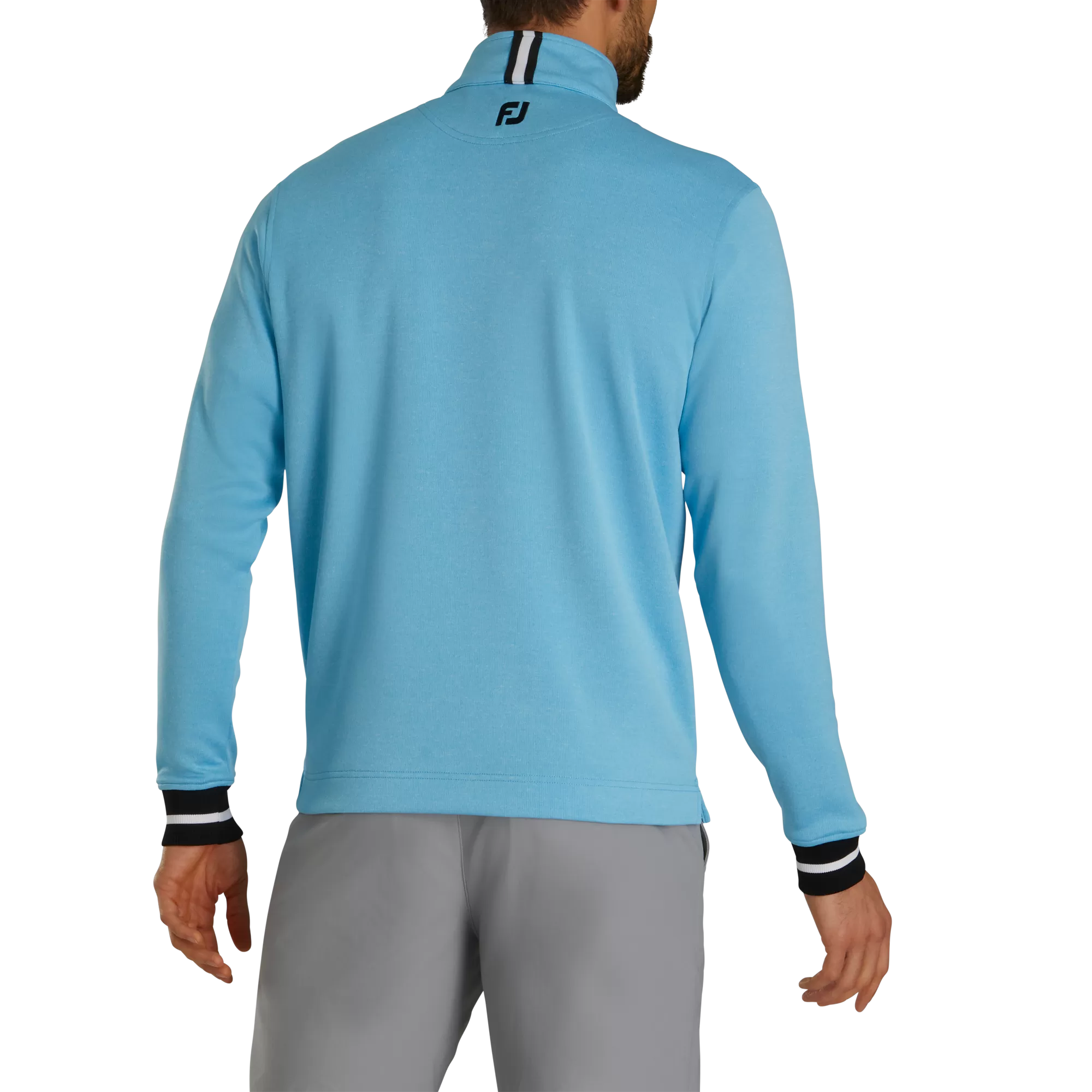 FootJoy Ribbed Quarter-Zip Flatback Rib