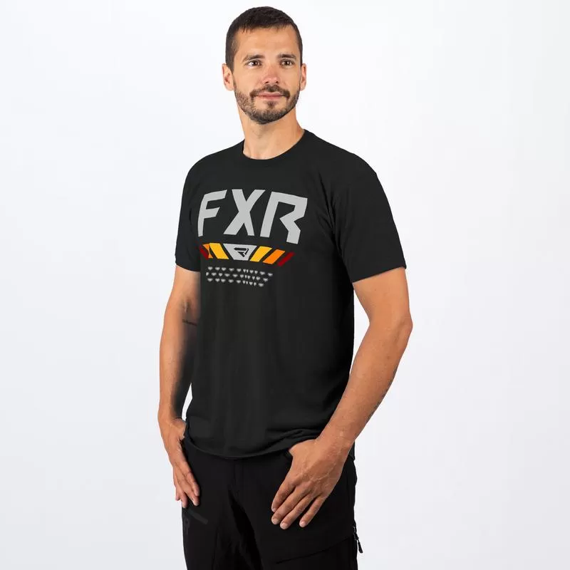 FXR Men's Podium Premium Tee Black/Grey