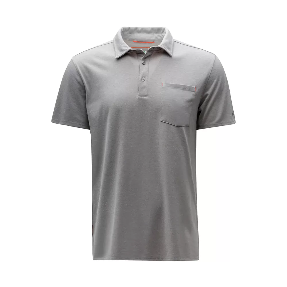 Grundens Shorebreak Performance Fishing Polo in Skyrocket