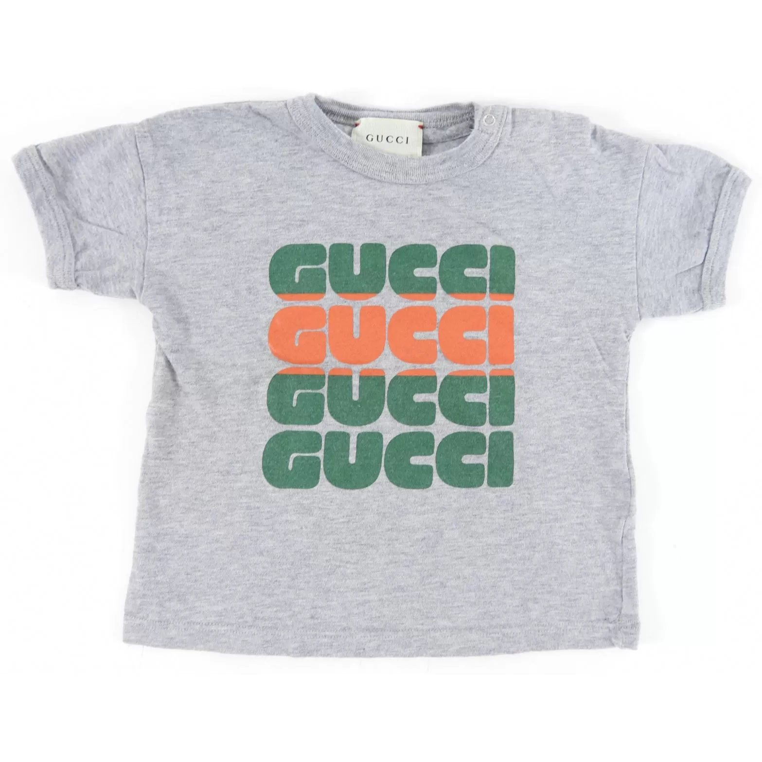 Gucci Baby Grey Logo T Shirt - 12 / 18M