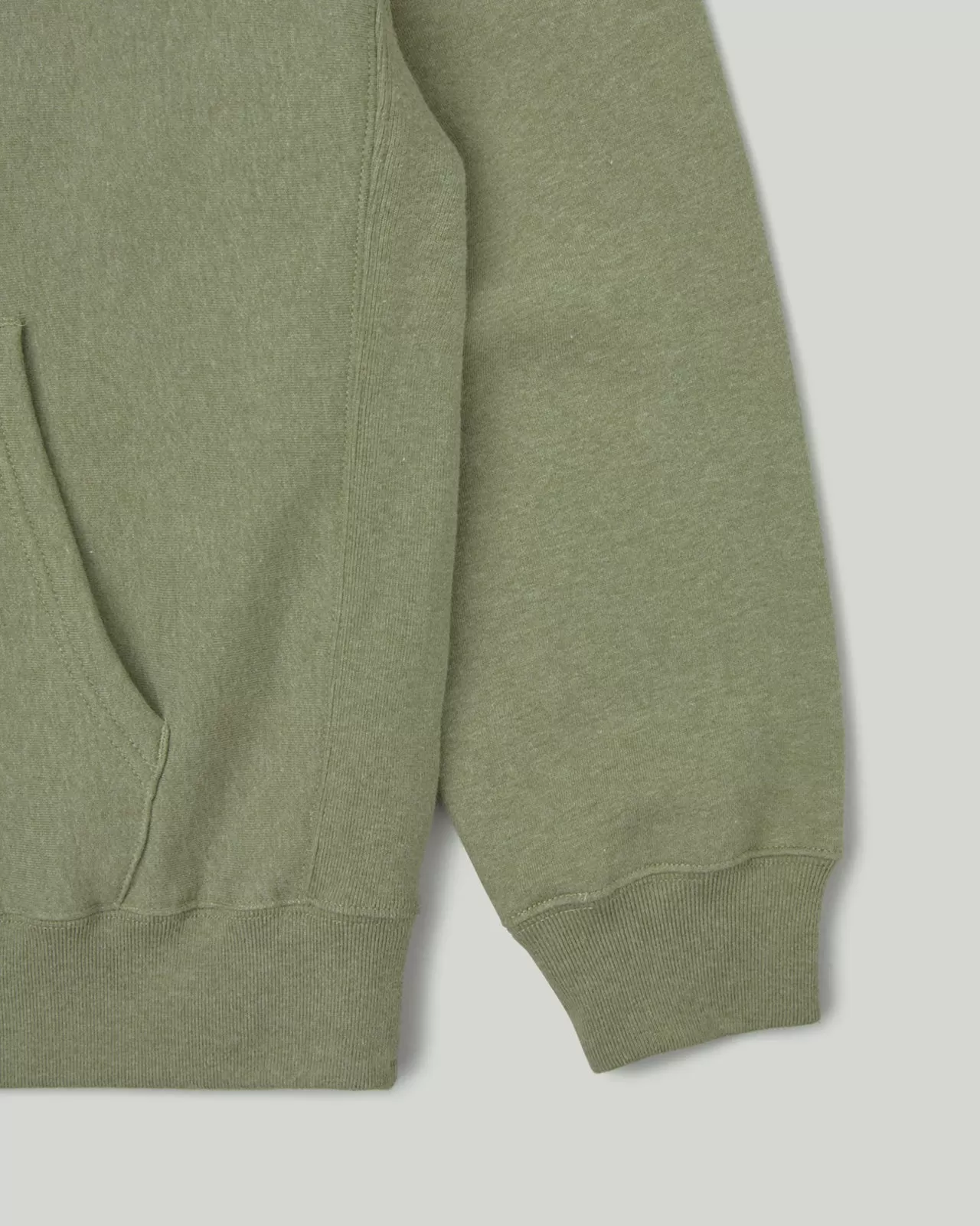 Half Zip Pocket Pullover Green