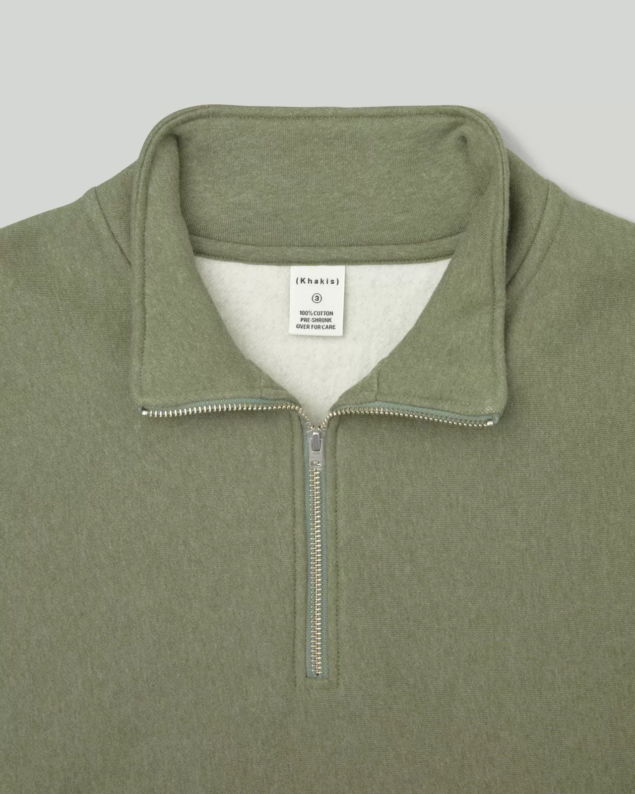 Half Zip Pocket Pullover Green