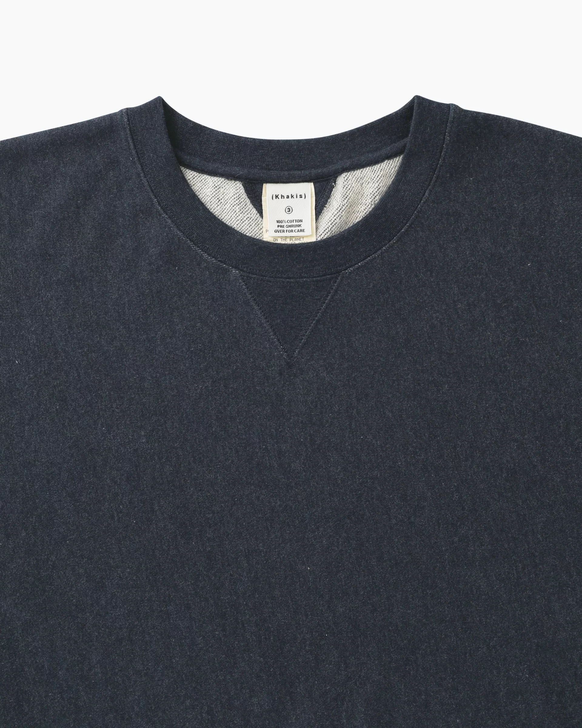 Heather Stock Crewneck Dark Navy