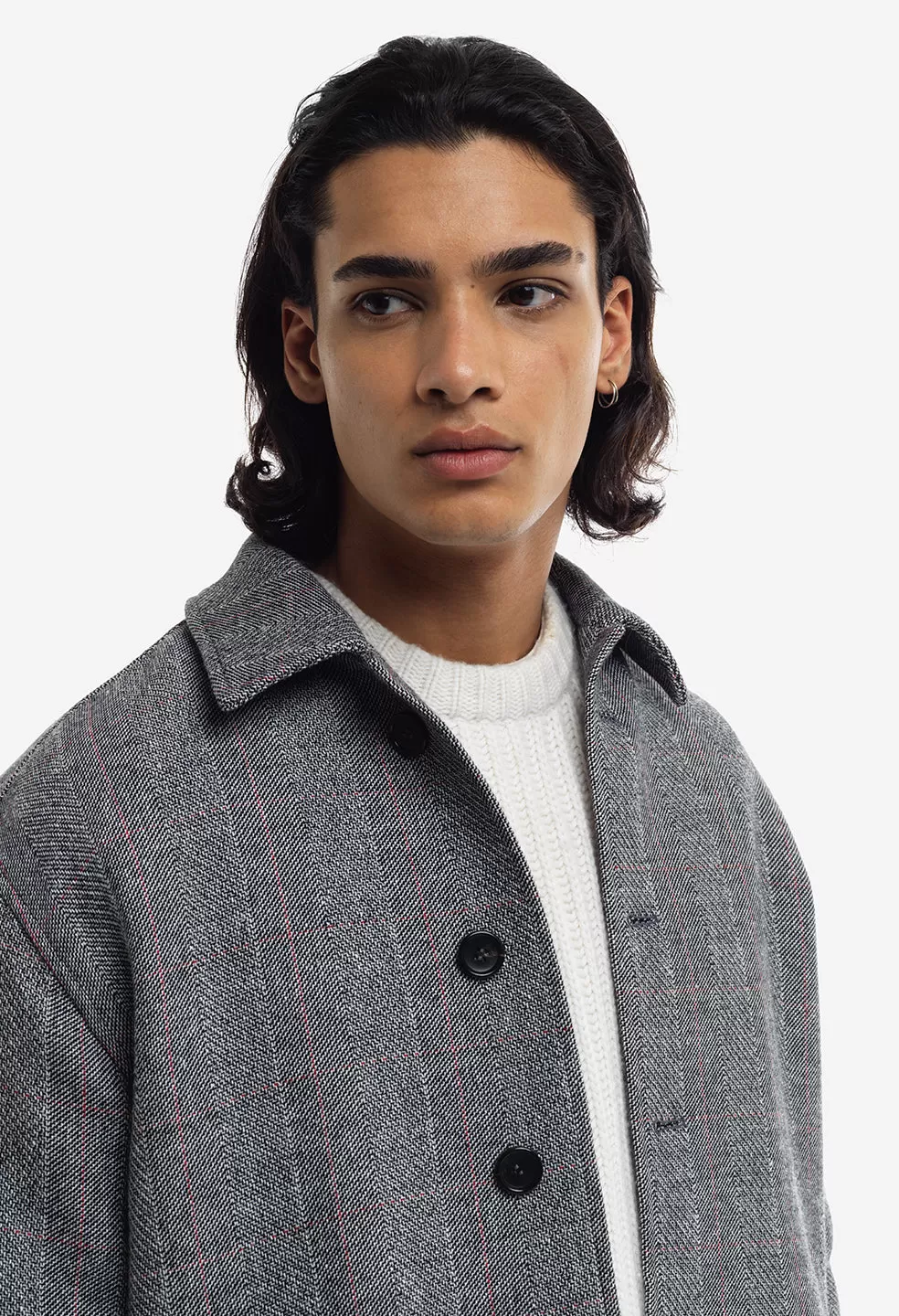 Hemi Short Coat / Turin Check