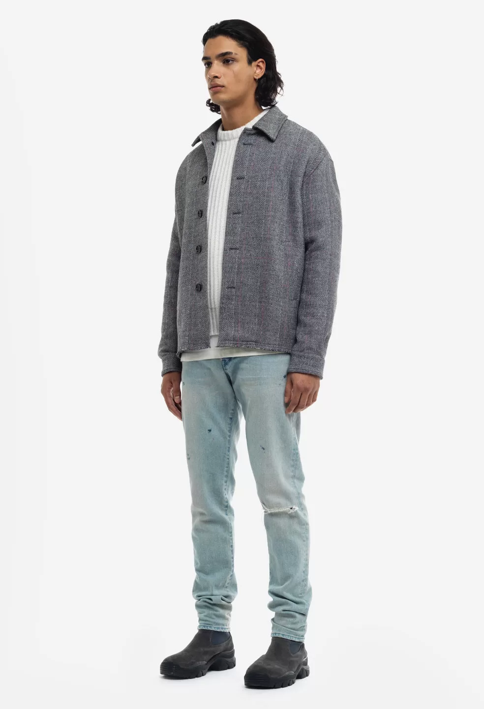 Hemi Short Coat / Turin Check