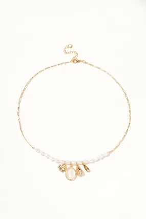 Isolde Charm Mix Pearl Necklace