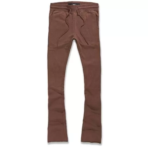 Jordan Craig Uptown Stacked Sweatpants (Dark Chocolate) 8821L