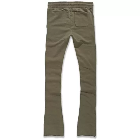 Jordan Craig Uptown Stacked Sweatpants (Olive) 8821L