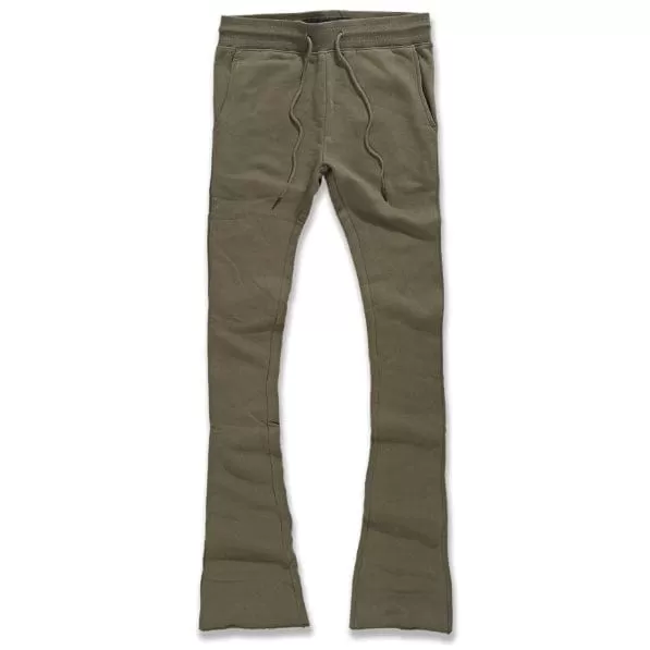 Jordan Craig Uptown Stacked Sweatpants (Olive) 8821L