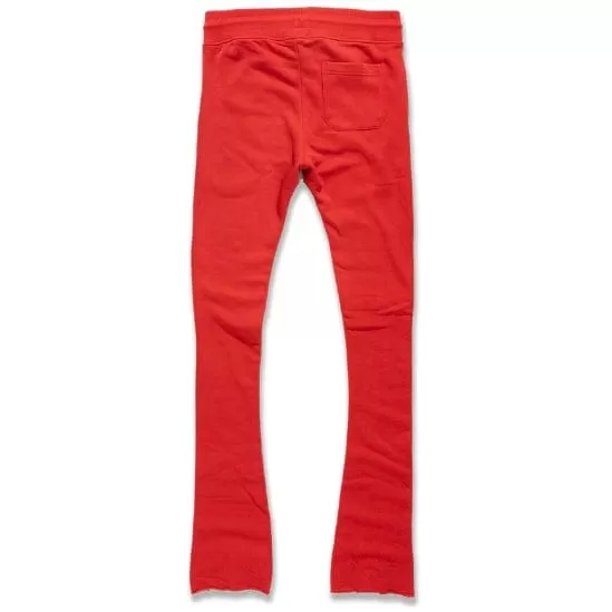 Jordan Craig Uptown Stacked Sweatpants (Red) 8821L