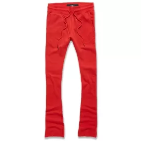 Jordan Craig Uptown Stacked Sweatpants (Red) 8821L