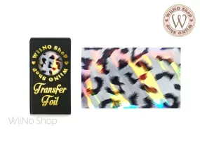 Leopard Print Holographic Nail Transfer Foil (AP-M-09)