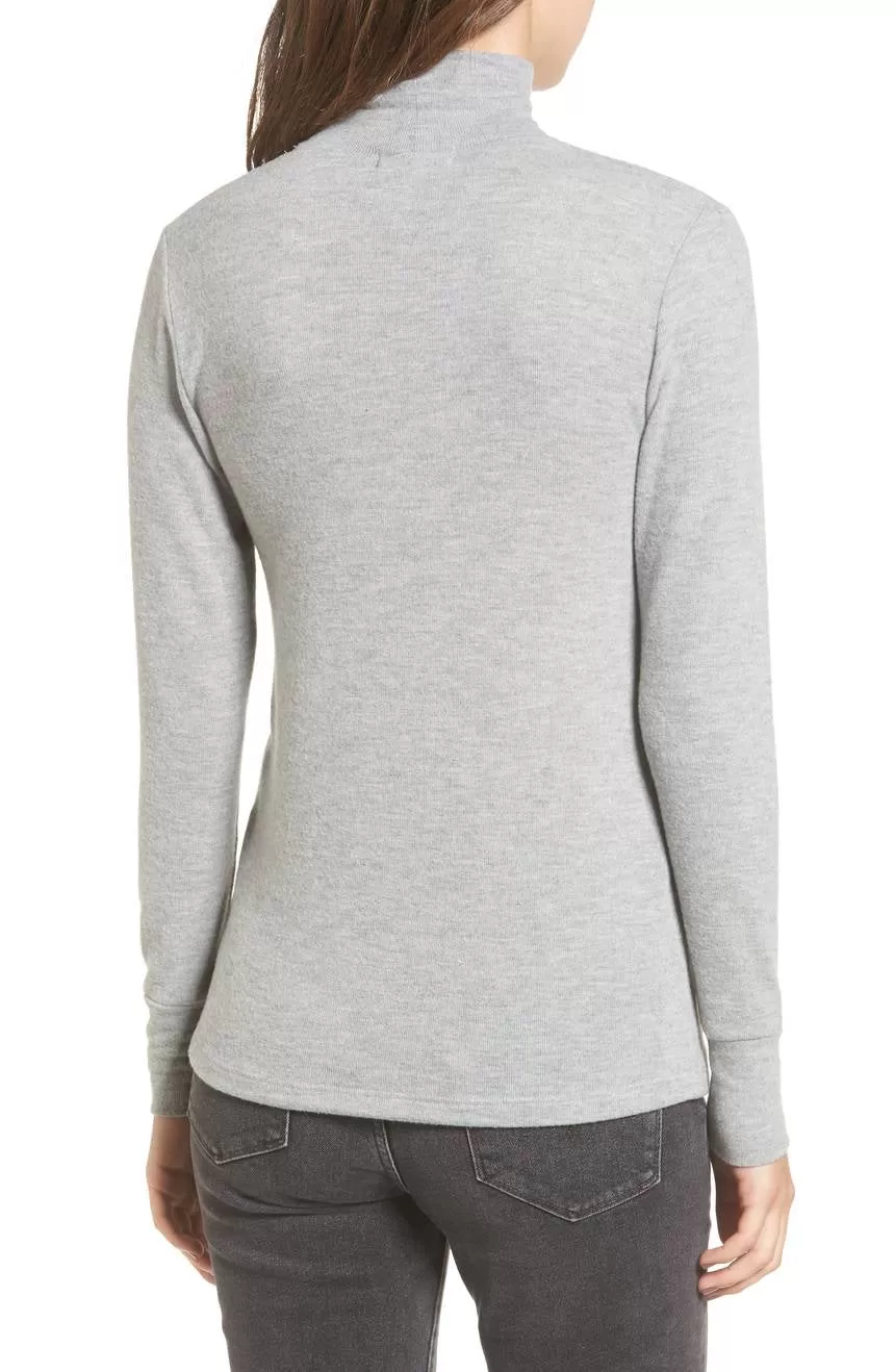 LNA Hamilton Asymmetrical Long Sleeve Top