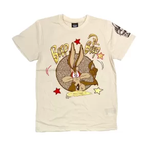 Looney Tunes Wile E Coyote Foil Print Tee (Cream) / $16.99 2 for $30