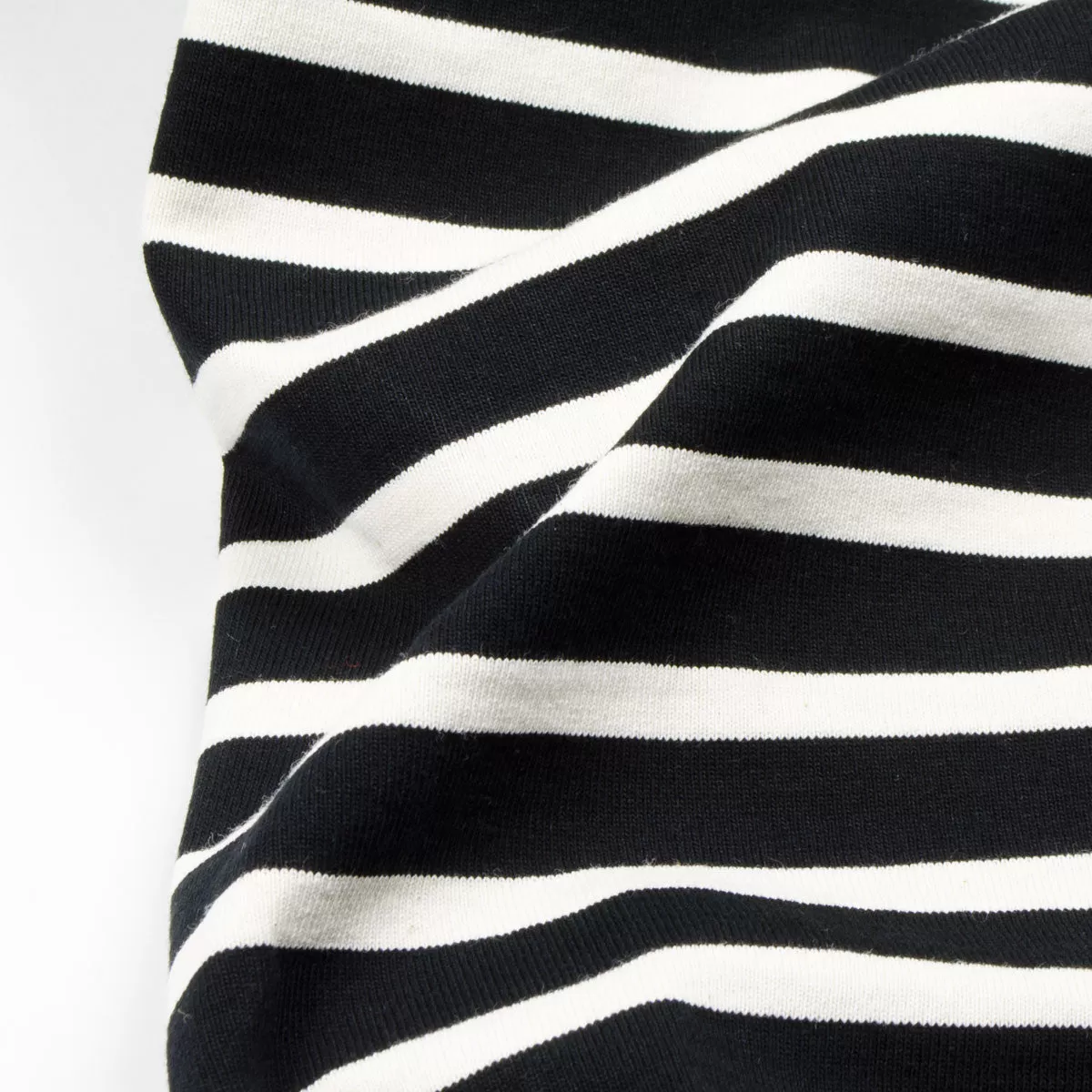 Maison Kitsuné - Marin Striped Polo Shirt - Black / Ecru