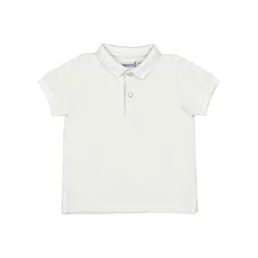 Mayoral Baby Basic Short Sleeve Polo _White 102-45