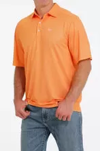 MEN'S CINCH GEOMETRIC PRINT ARENAFLEX POLO SHIRT