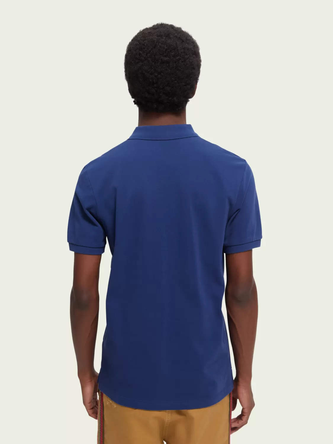 Mens Essentials Organic Cotton Pique - Marine