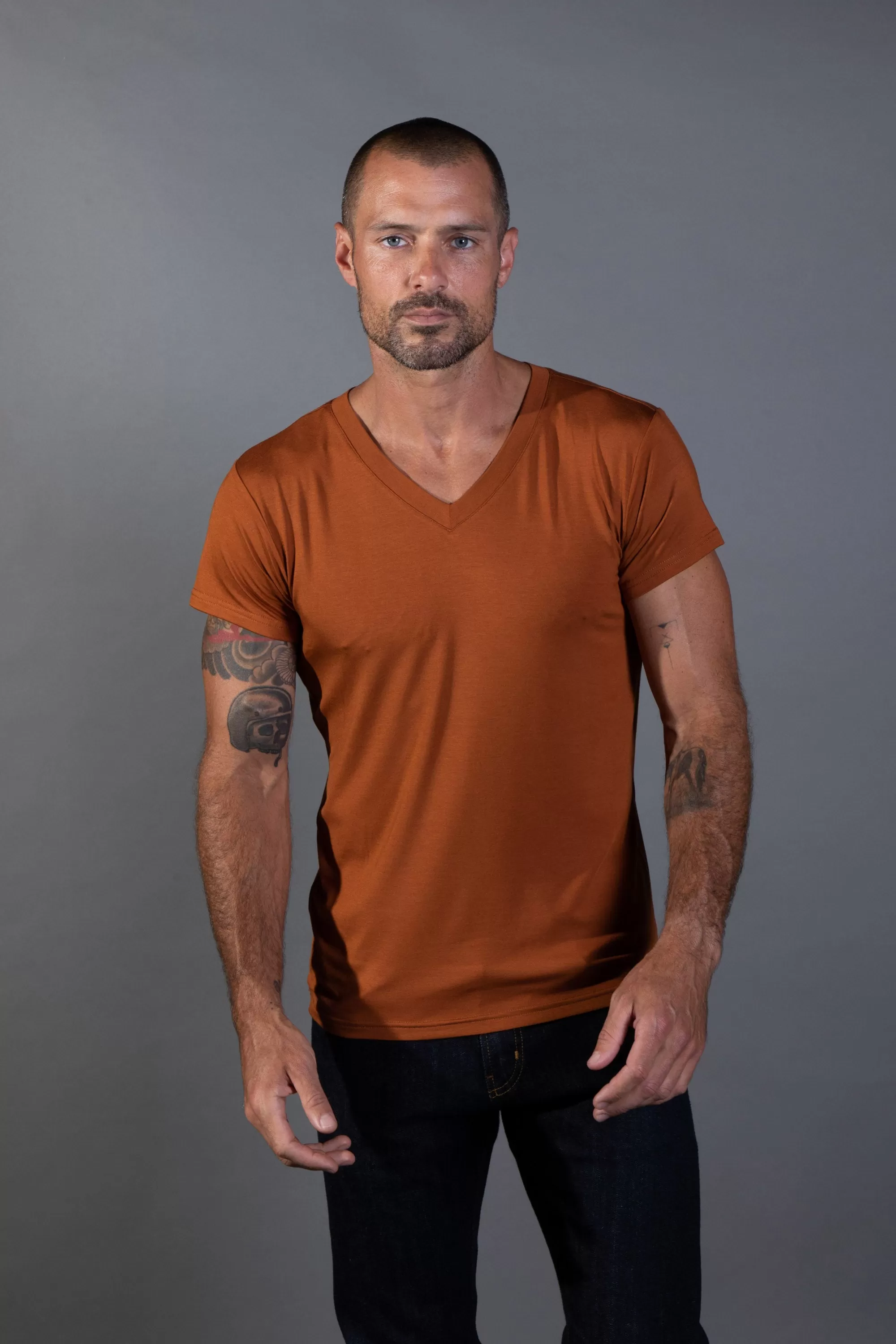 Men's Modal Classic V-Neck Tee