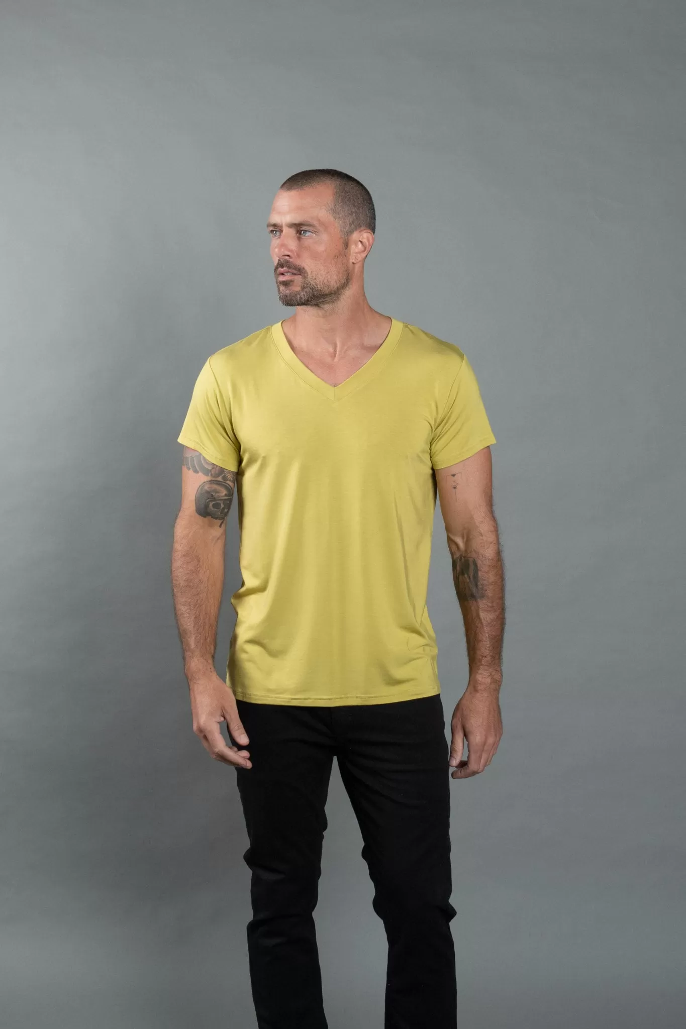 Men's Modal Classic V-Neck Tee