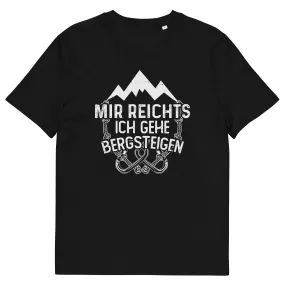 Mir reichts ich geh bergsteigen - Herren Premium Organic T-Shirt