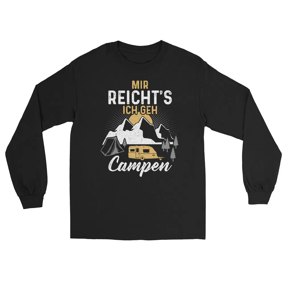 Mir reichts ich geh Campen - Herren Longsleeve