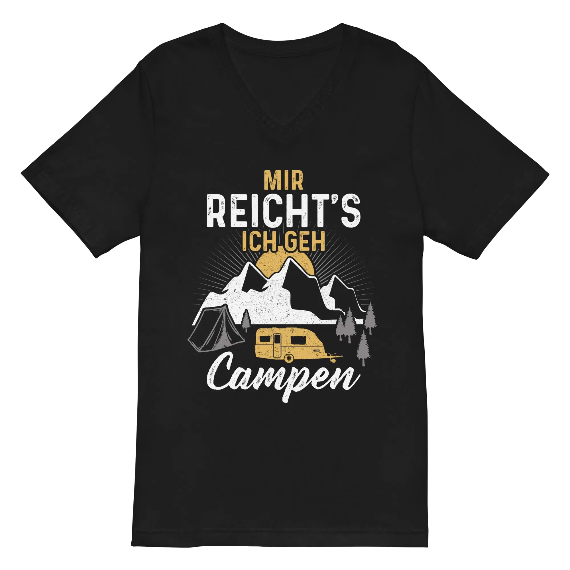 Mir reichts ich geh Campen - Herren V-Neck Shirt