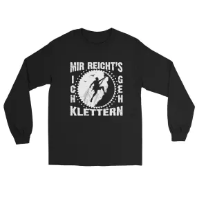 Mir reichts ich geh klettern - Herren Longsleeve