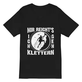 Mir reichts ich geh klettern - Herren V-Neck Shirt