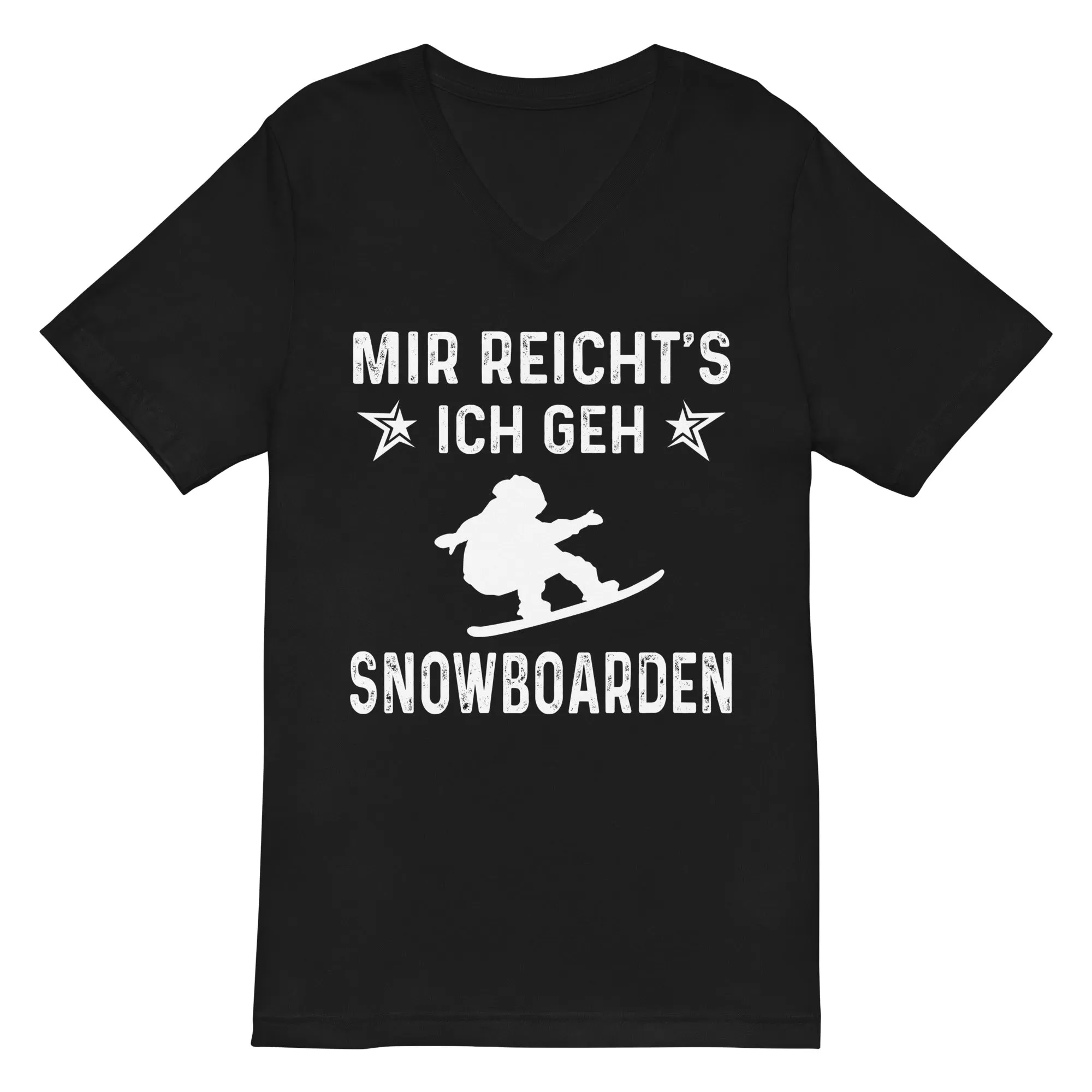 Mir Reicht's Ich Gen Snowboarden - Herren V-Neck Shirt