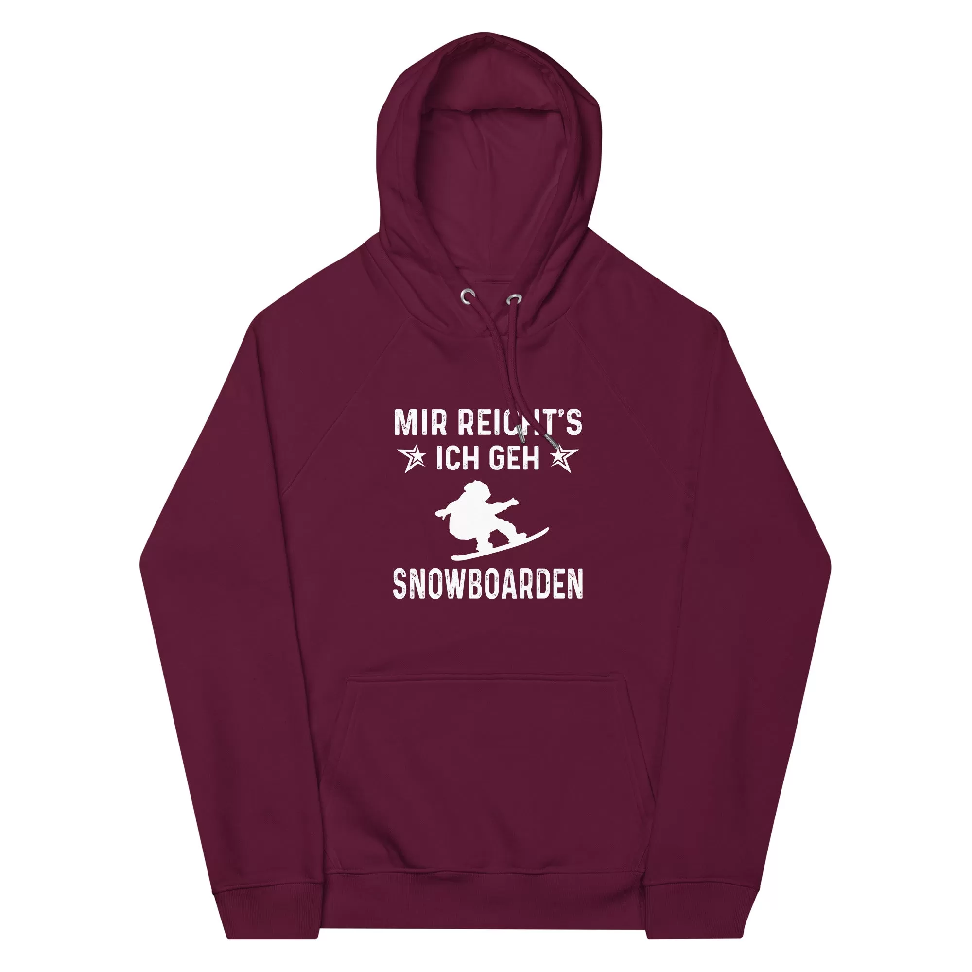 Mir Reicht's Ich Gen Snowboarden - Unisex Premium Organic Hoodie